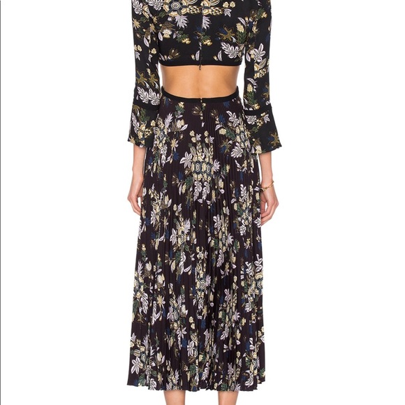 A.L.C.  JOSEFA DRESS IN BLACK MULTI Size 0 - Picture 3 of 3